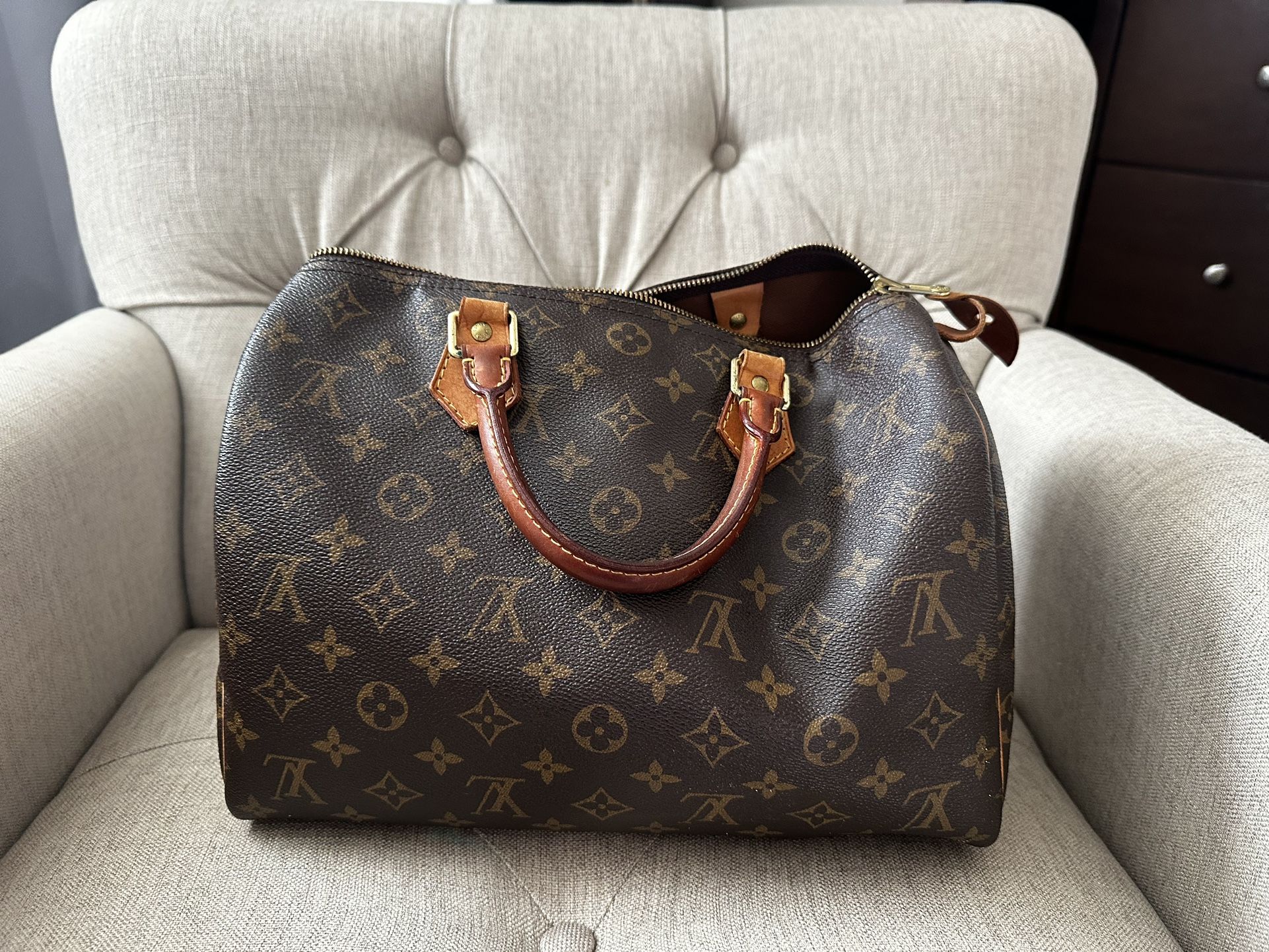 Authentic LOUIS VUITTON Speedy Handbag