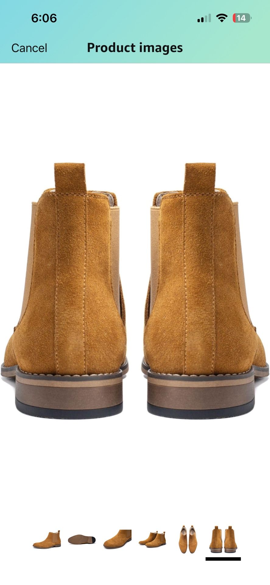 Cestfini Chelsea Boots Men Classic Elastic Dress Boots Casual Men's Chelsea Ankle Boots