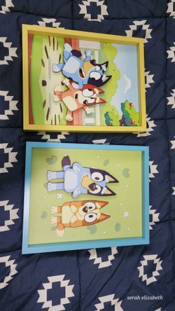 Bluey wall decoration