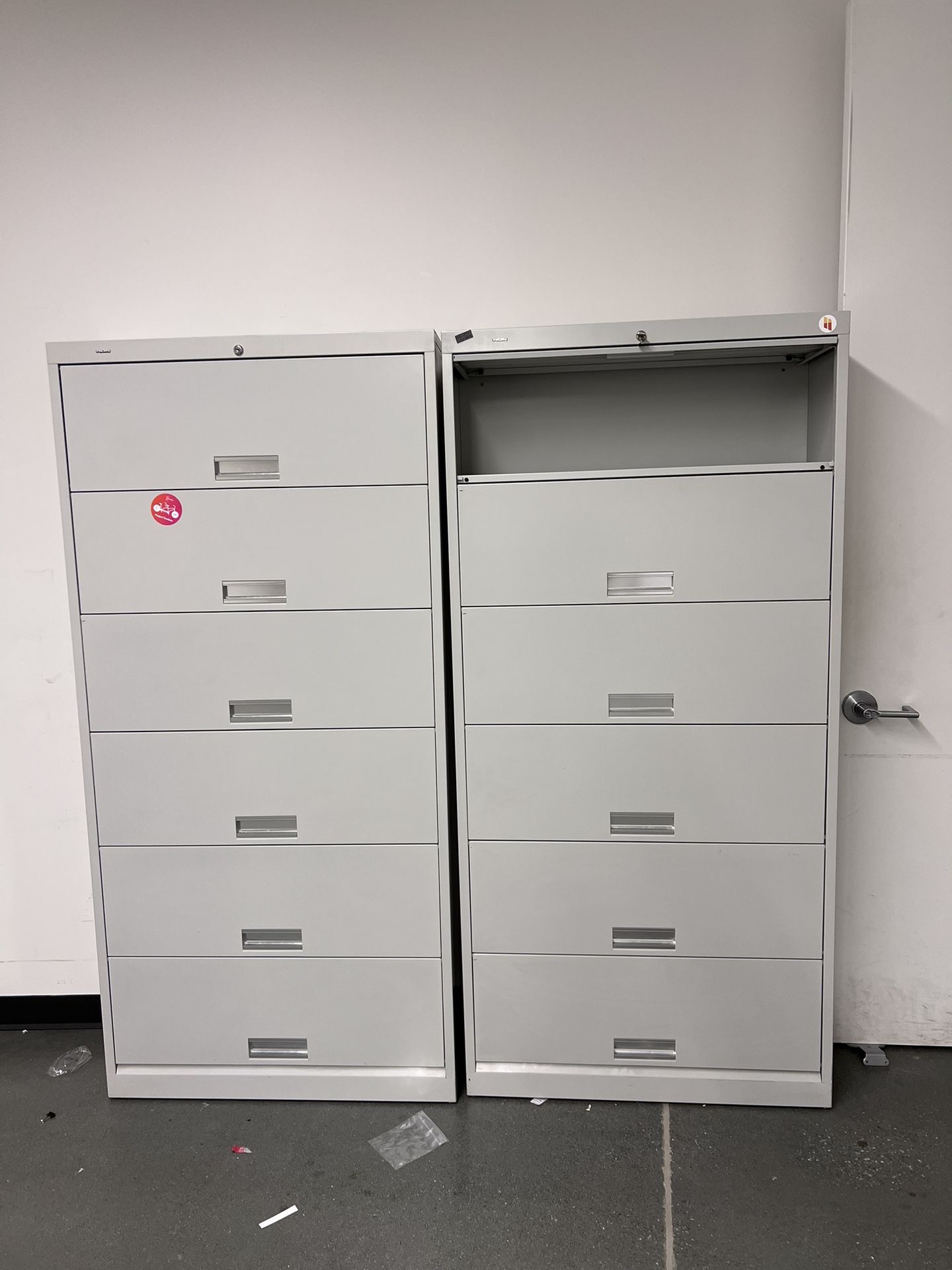 HON626CLL 600 Series 6-Shelf Steel Receding Door File, Lgl, 36w x 16-3/4d x 75-7/8h,