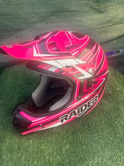 Raider Off Road MotoCross Helmet Large Size DOT Approved for Safety