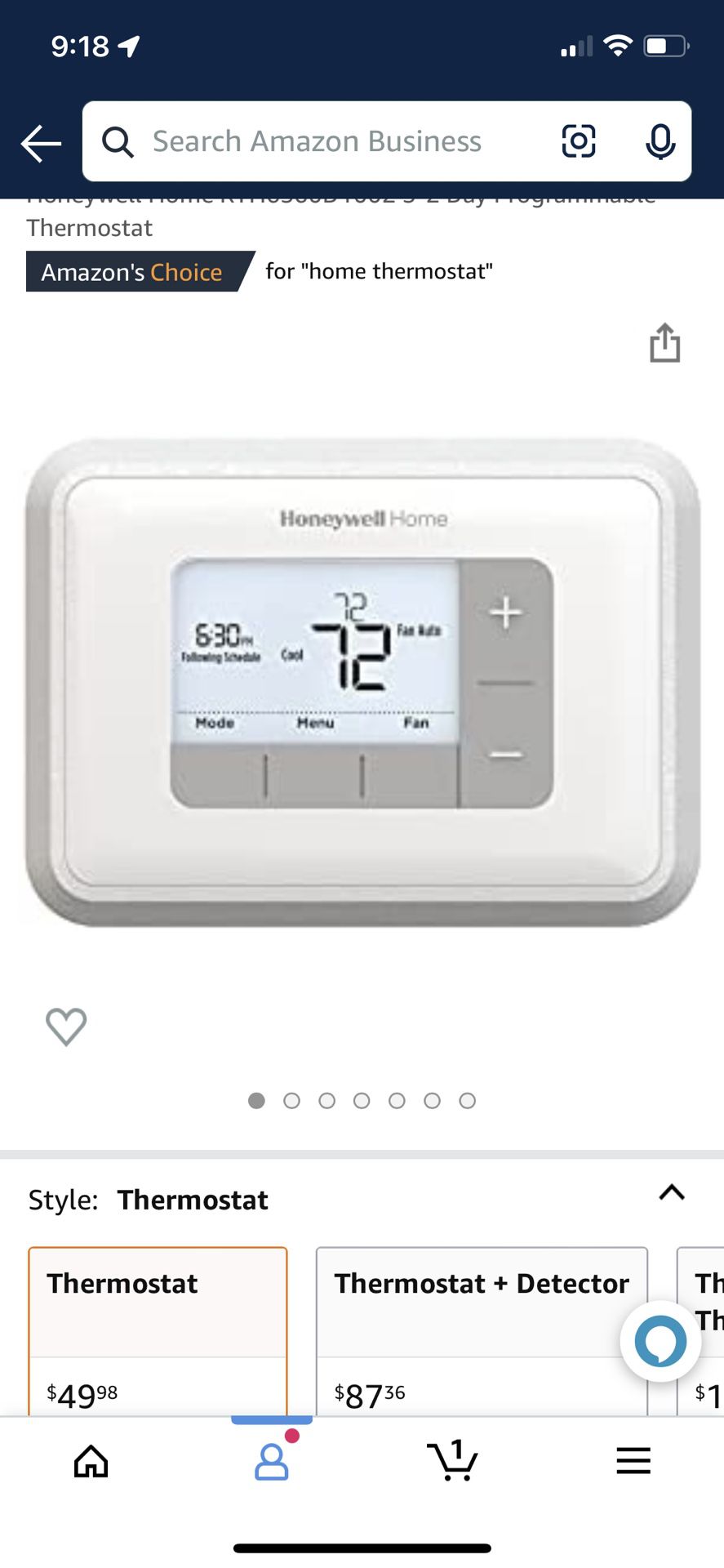 Honeywell Programmable Thermostat For AC 