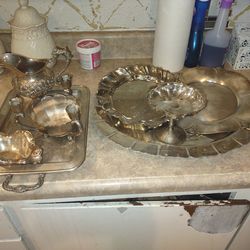 Stunning very large set of silver