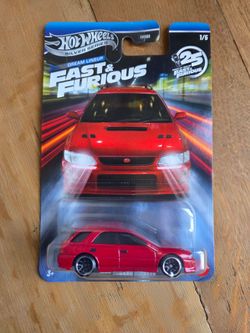 Hot Wheels Fast & Furious 1:64 1999 Subaru Impreza Red Diecast Car