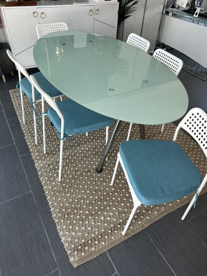 6 Chairs Office Dining Table / Conference Table