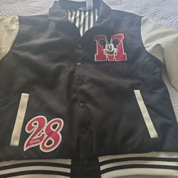 Disney  Mickey Mouse Varsity Letterman Jacket 