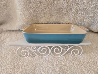 NEW LE CREUSET TURQUOISE 10x7x2