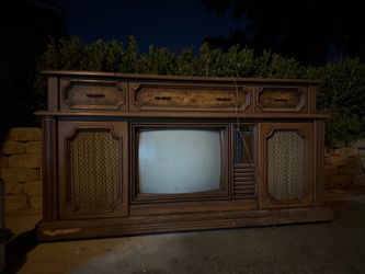Vintage Curtis Mathes Console TV / Stereo / Turntable / 8-Track – Rare Retro Piece