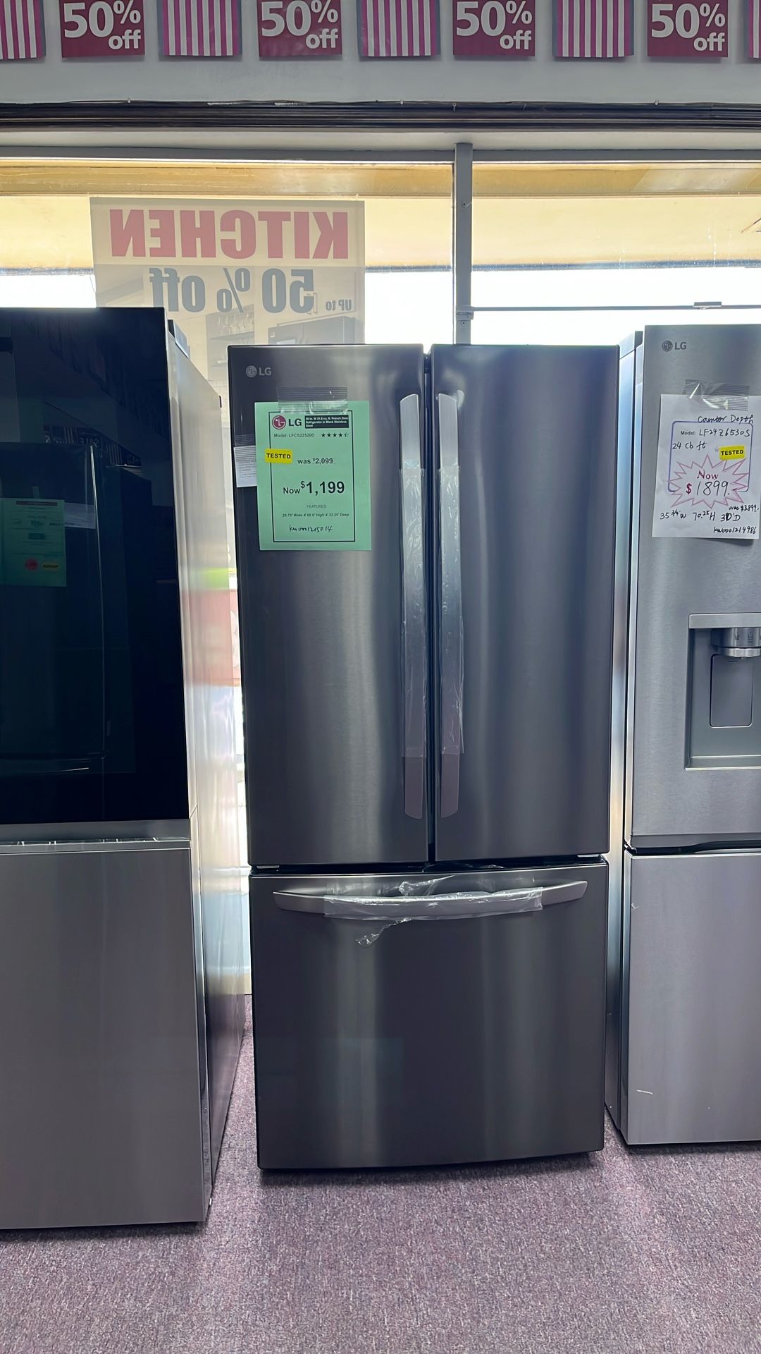 Refrigerator 30” In New Open Box 1 Year Warranty 