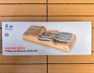 Cangshan Sanford Series 7-Piece In-Drawer Knife Set