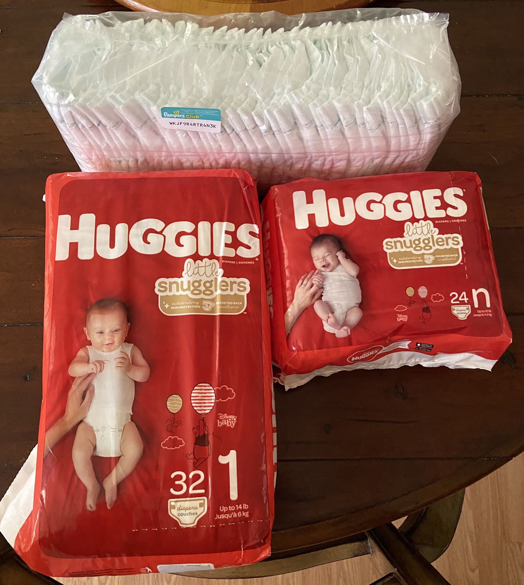 Huggies & Pampers Pure Diapers