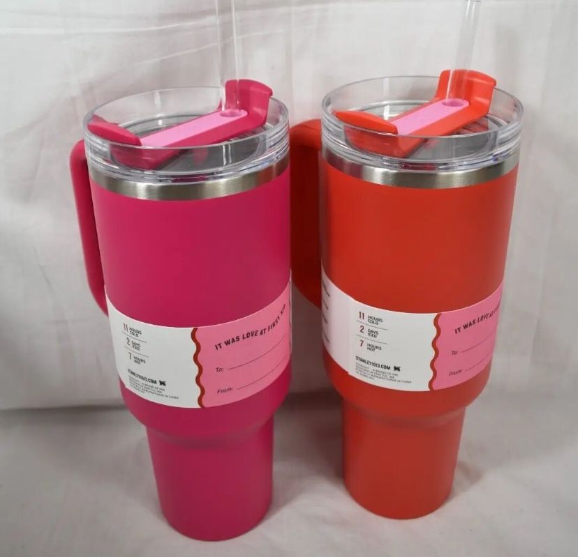 Cosmo Pink Red Valentine's Day Stanley Cup Target Exclusive Tumbler