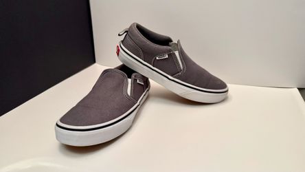 VANS Gray slip on sneakers