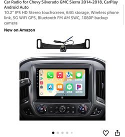 Car Radio for Chevy Silverado GMC Sierra 2014-2018