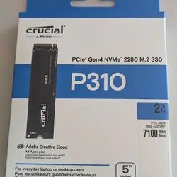 Crucial P310 2TB Internal SSD Gen 4 NVMe