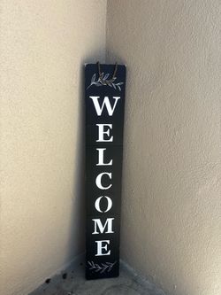 Welcome sign