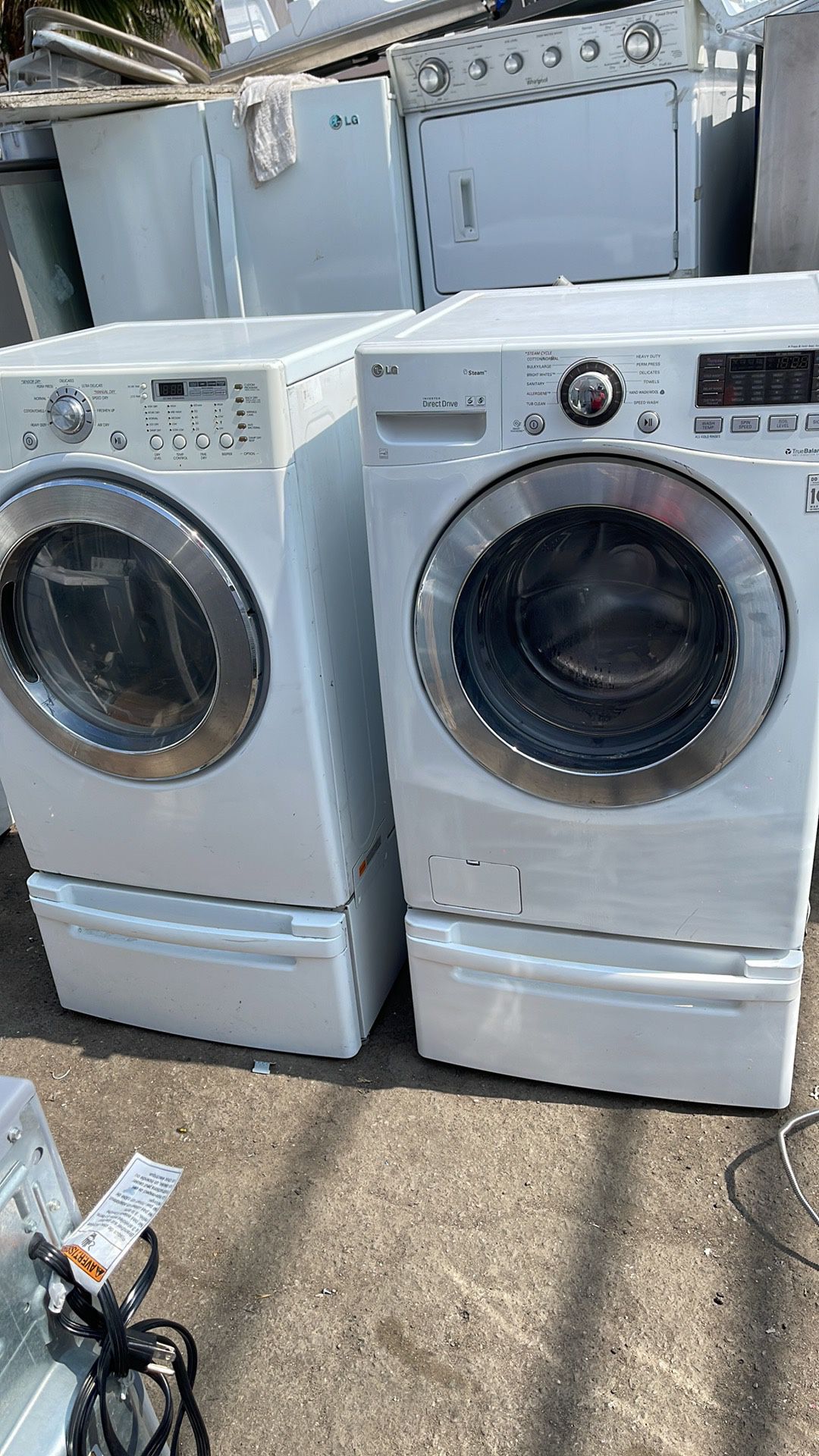 Lgs  Kenmore Whirlpool Washers Dryers