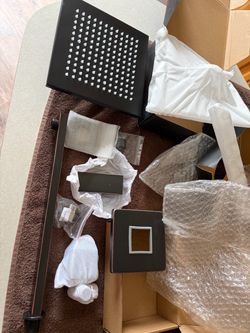 New - Bronze shower set