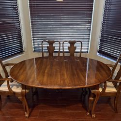 Dining Room Table. Cherry Wood. 250 Or OBO 