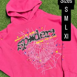 Pink Spider Hoodie