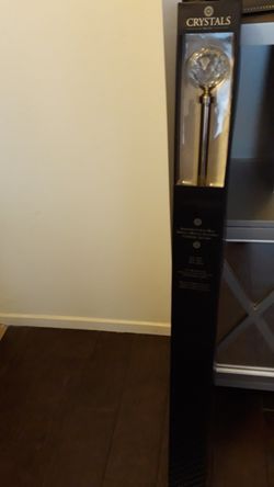 Crystals curtains rod