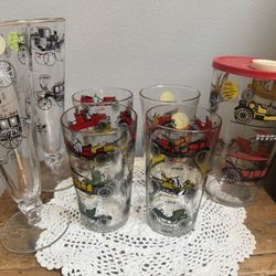 Unique Vintage Automobile Themed Drinkware