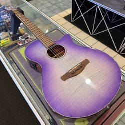Ibanez AEG70 Purple Iris Burst Concert Acoustic Electric Guitar NEW!