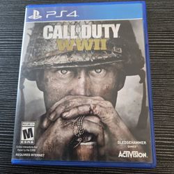Call Of Duty WWII.  PS4