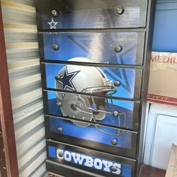 Dallas Cowboys Dresser Wood 