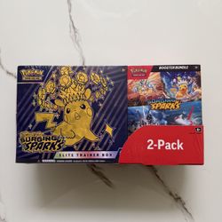 Pokemon Surging Sparks 2 Pack Bundle