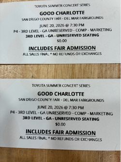 Good Charlotte tickets