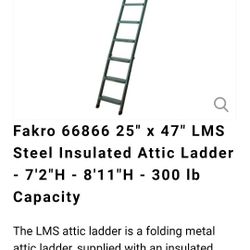 Fakro Metal Attic Ladder New in box.. Retails for $500