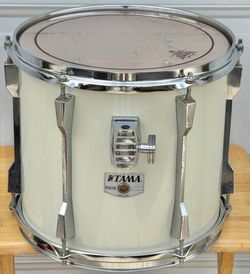 Tama Rockstar DX 13" Rack Tom White MADE IN JAPAN for drum set