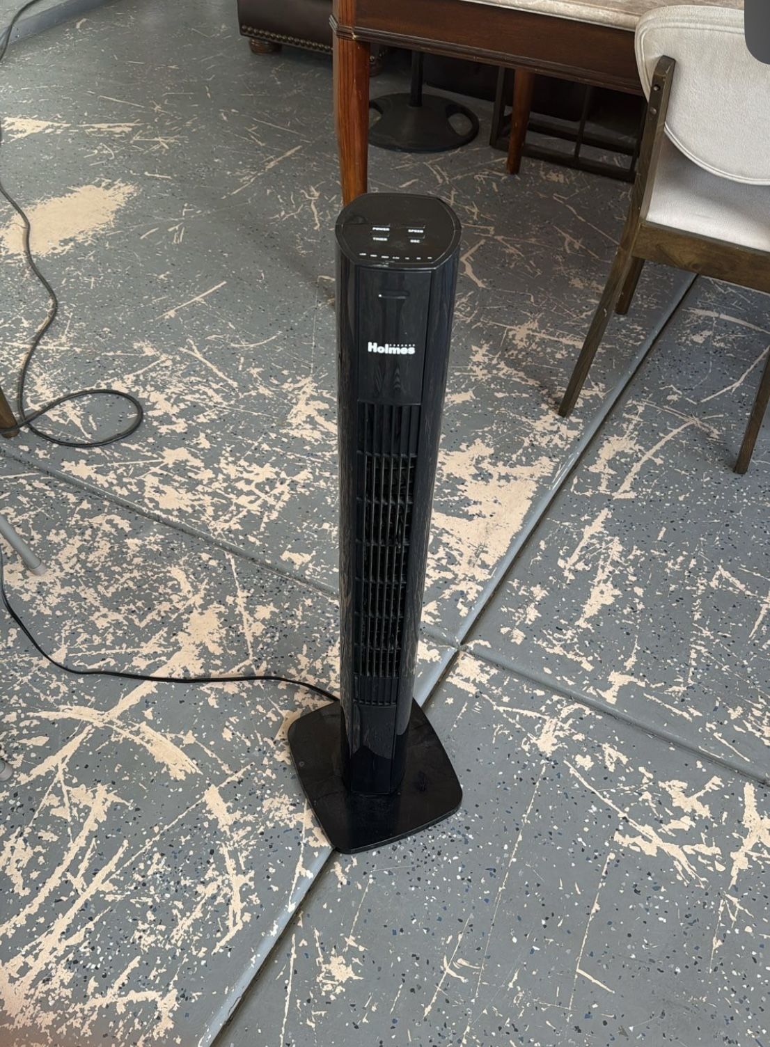 Holmes Slim Oscillating Tower Fan with Timer