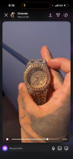 Iced Out Diamond Watch