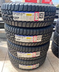 265/75R16 Falken Rubitrek 4 new tires installed and balanced