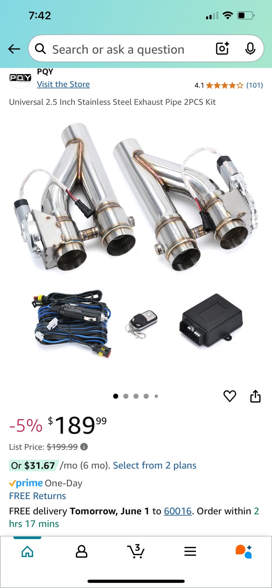 Electronic Exhaust Kit