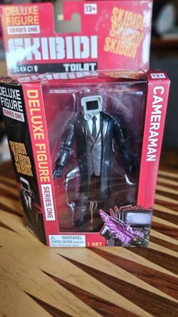Bonkers Toys Skibidi Toilet Series One Cameraman Deluxe Figure