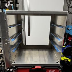 Milwaukee Parts Organizer Tower Fits 4 Milwaukee Pack Out bins SKU: 030007