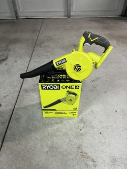 New RYOBI ONE+ 18V Cordless Compact Workshop Blower ( Battery Not Included )