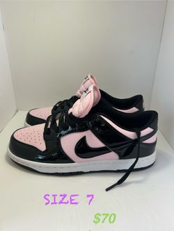 Nikes Pink/black Dunks Size 7 New No Box 