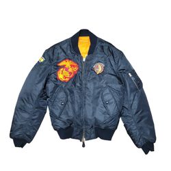 S.E.I. Comp. Vietnam War USMC Flight Bomber Jacket Sz Xl
