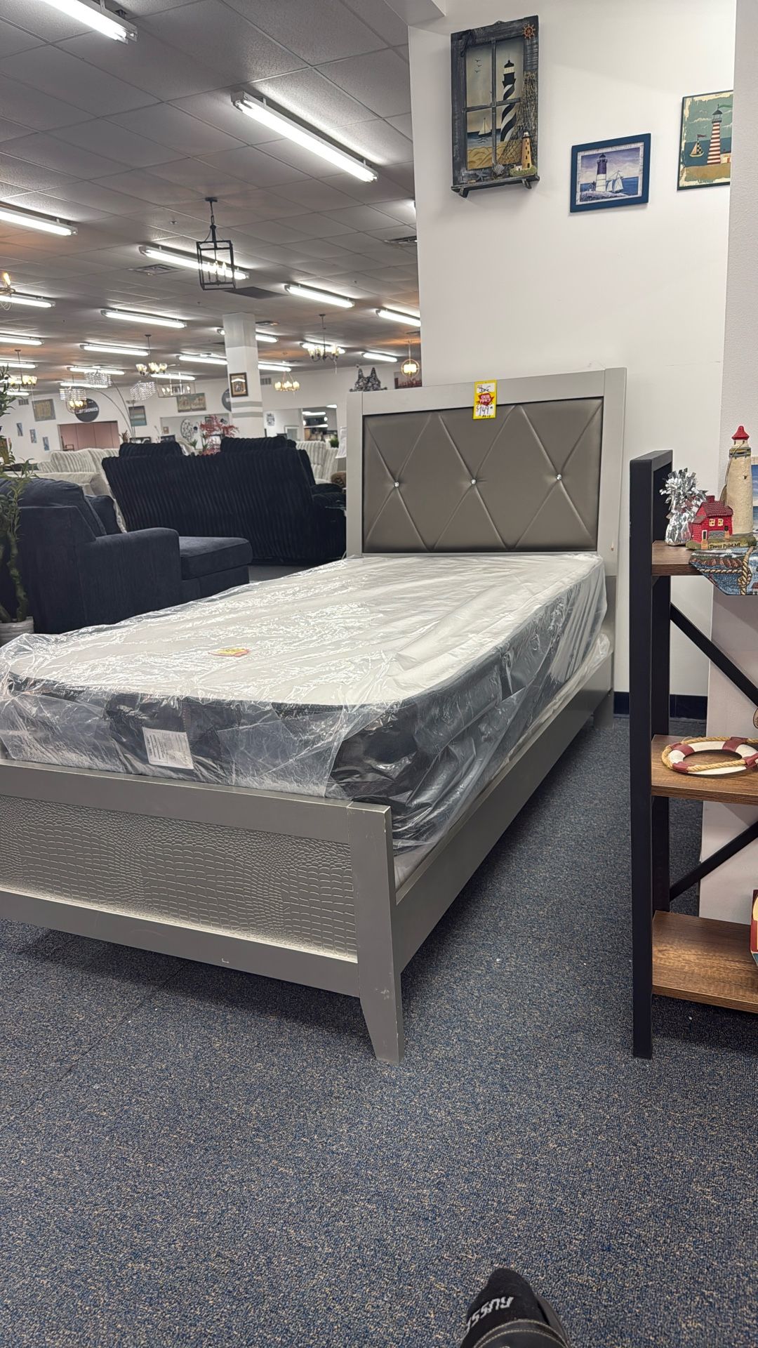 Twin Bed On Sale furniture mattress appliance 0-99 down no credit needed no intrest financing available deals