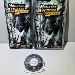 Monster Hunter Freedom Unite (Sony PSP, 2009) CIB Complete in Box - Tested
