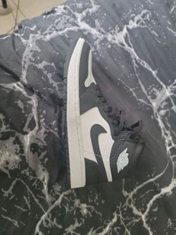 Air Jordan 1 High Grey and White Sneakers