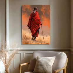 Maasai Warrior Potrait