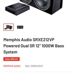 Memphis 2 12s And 1000W Amp