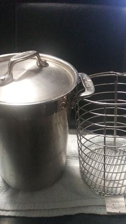 All Clad Stainless Steel Asparagus Pot & Steamer