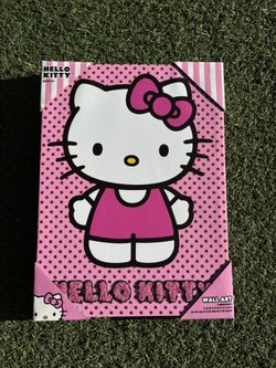 Hello Kitty Wall Art (Valentines Gift) 