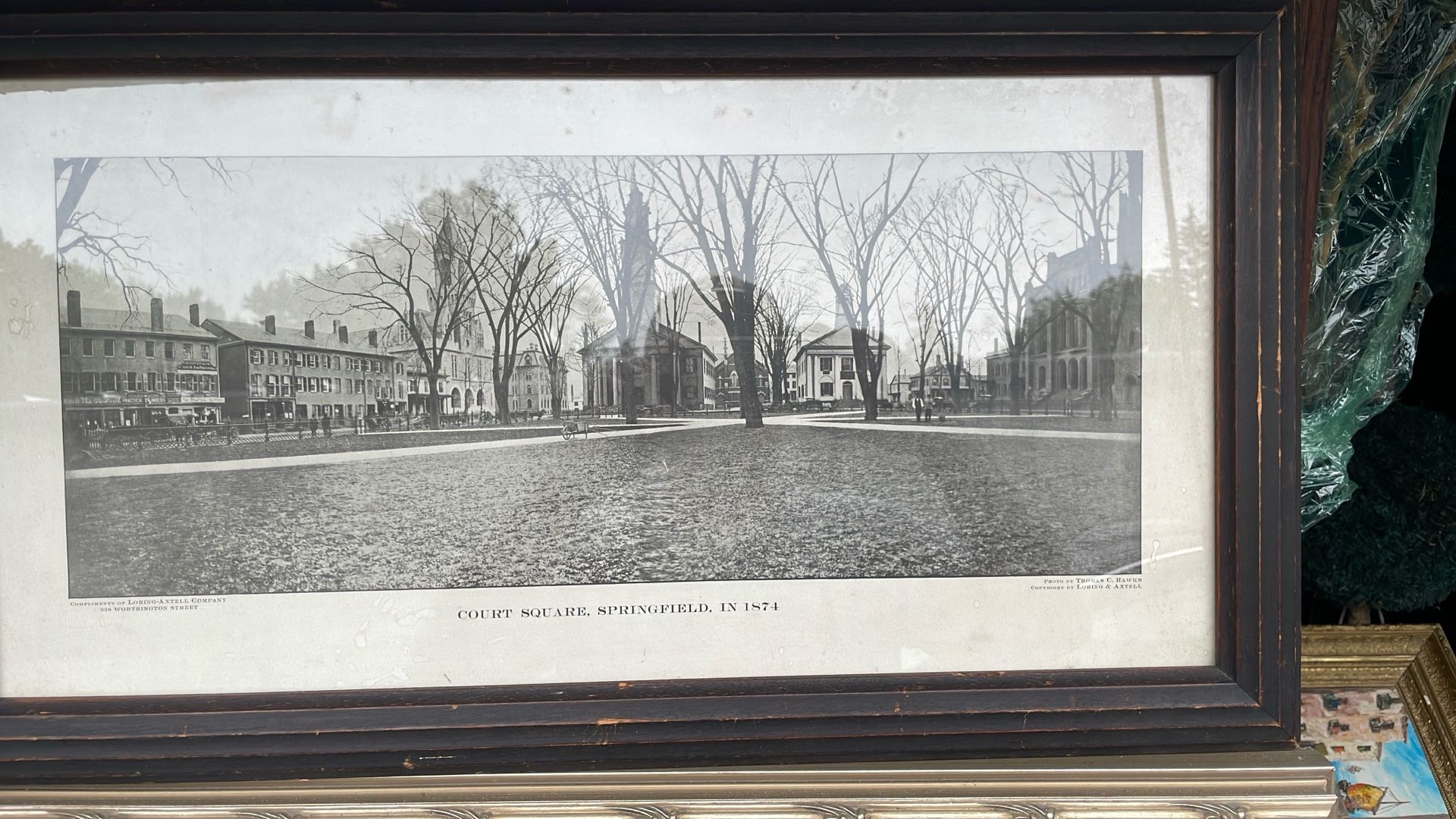 C 1874 Springfield, Massachusetts Court Square